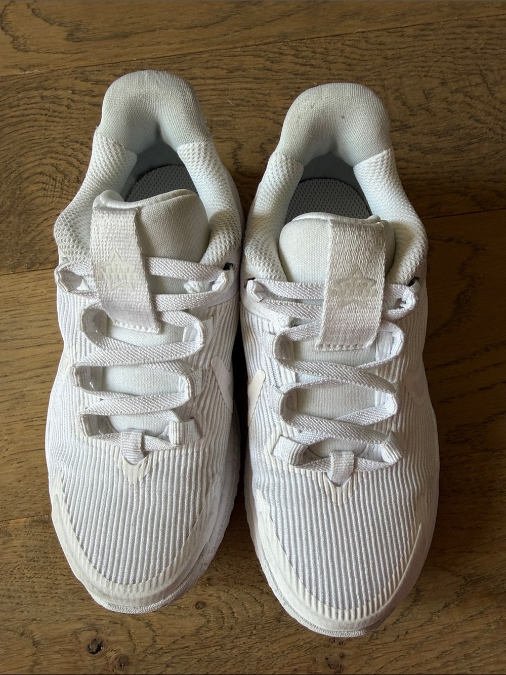 Kids White Athletic Sneakers - Lightweight Comfort Size 11.5C